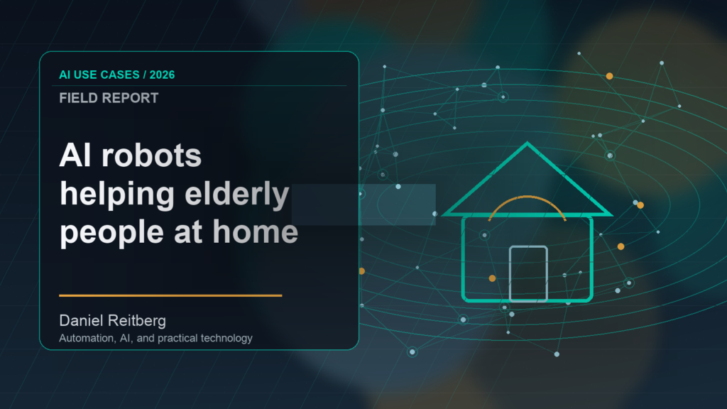 AI robots helping elderly people at home: Practical AI in 2026