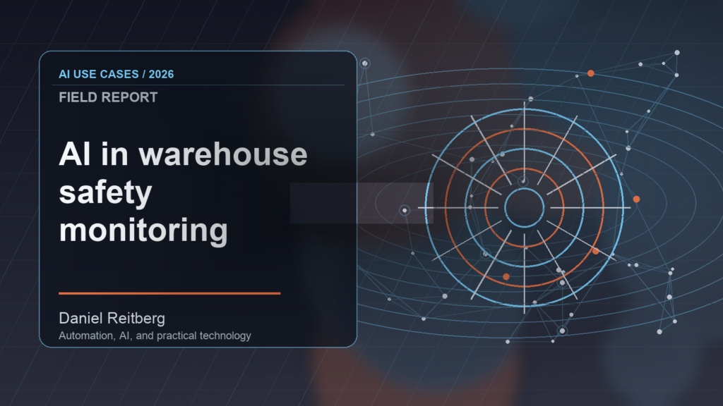 AI in warehouse safety monitoring: Practical AI in 2026