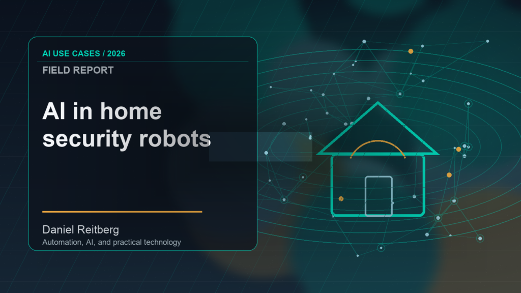AI in home security robots: Practical AI in 2026