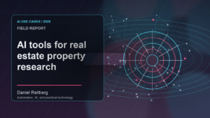 AI tools for real estate property research: Practical AI in 2026