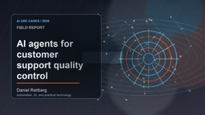 AI agents for customer support quality control: Practical AI in 2026