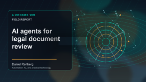 AI agents for legal document review: Practical AI in 2026