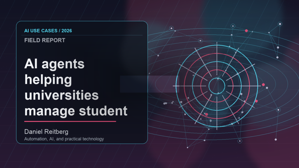 AI agents helping universities manage student support requests: Practical AI in 2026