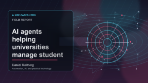 AI agents helping universities manage student support requests: Practical AI in 2026