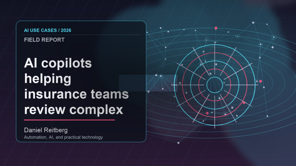 AI copilots helping insurance teams review complex claims: Practical AI in 2026