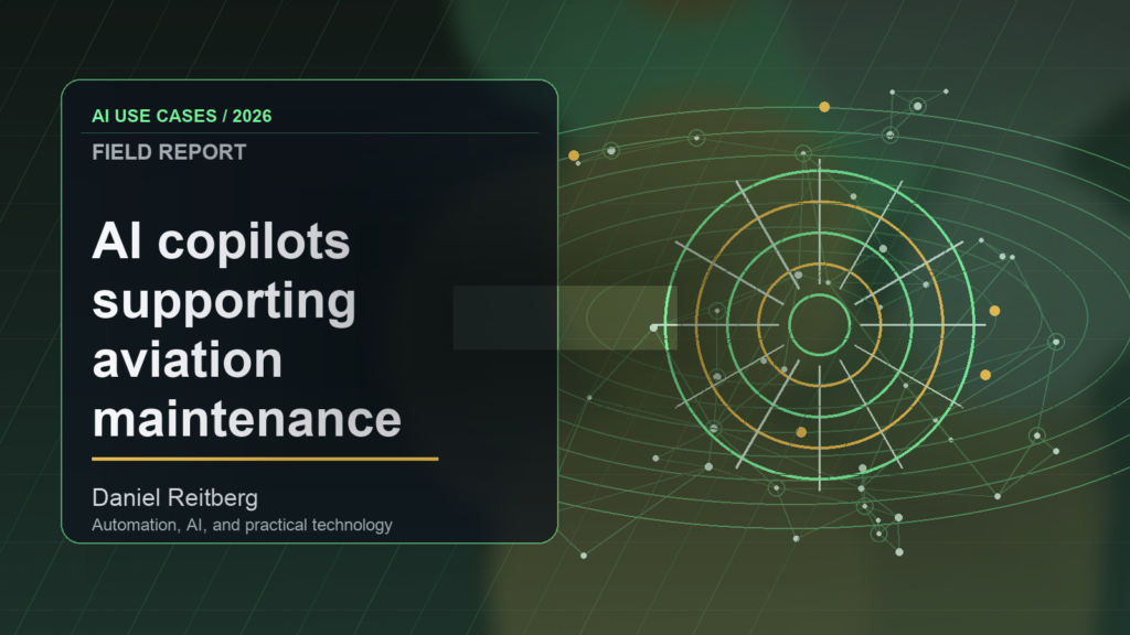 AI copilots supporting aviation maintenance documentation: Practical AI in 2026