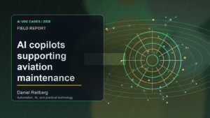 AI copilots supporting aviation maintenance documentation: Practical AI in 2026